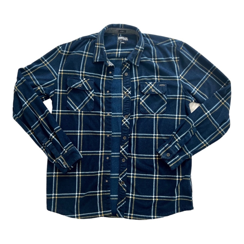 O’Neill Navy SuperFleece Flannel Shacket Men’s Size Large